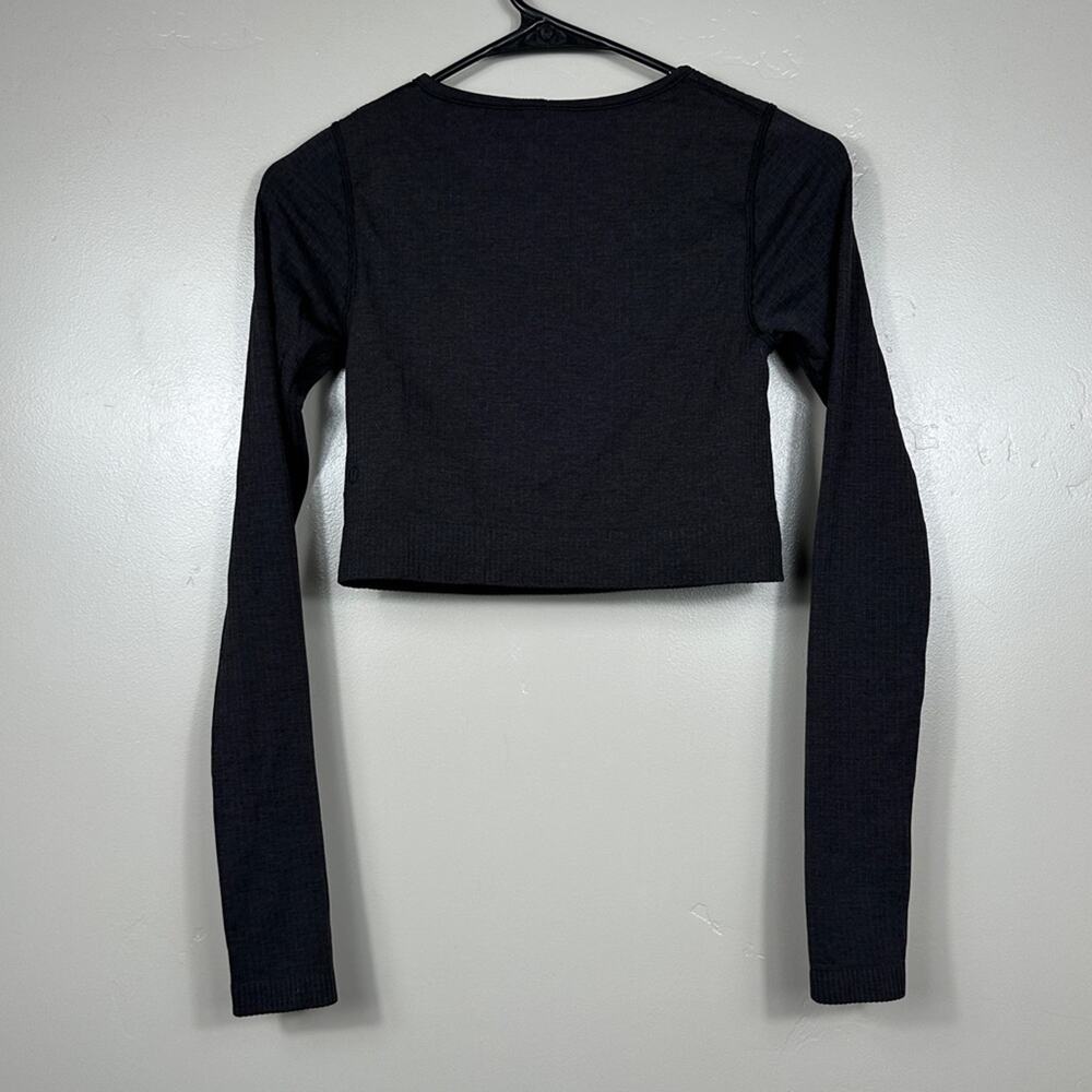 Lululemon Ebb to Street Long Sleeve Black Size 4 - Picture 3 of 9